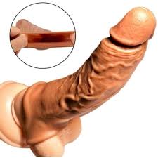Silicone Penis Sleeve Extender in Pakistan Enlargement Thick Realistic Erotic Penis Cover Sex Toy for Men Flesh