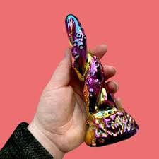 Creature Cocks Enchantress Rainbow Glass Dildo