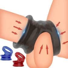 Cock Penis Ring Reusable Delay Ejaculation Stronger Erection Sex Toys Adult Supplies Linen Nozzle Ring Cock Sex Toys For Men
